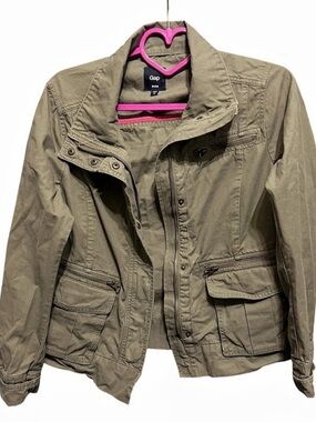 Gap Olive Green Utility Field Jacket Women's Medium